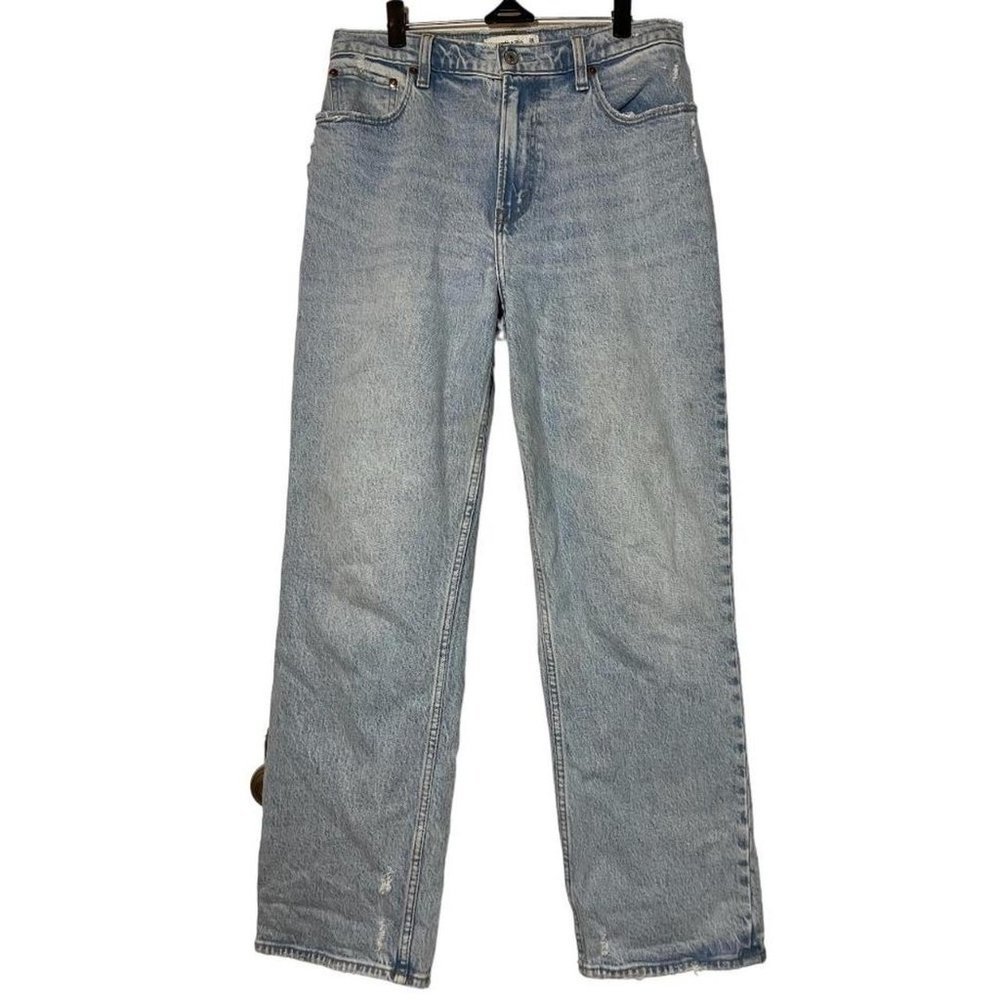 ABERCROMBIE & Fitch Ultra High Rise 90s Straight Jean size 28 - Picture 3 of 10